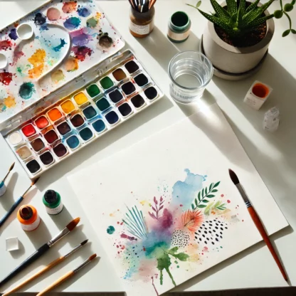 Watercolor Wonders: Splashes of Creativity